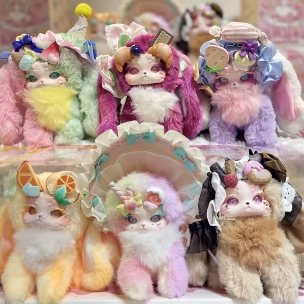 Tutulong V4 Dessert Bundle of 5 Pastel Sweet Candy Dessert Plush Blind Box
